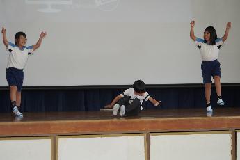 ダンスの発表！