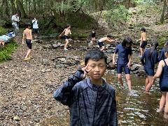 川遊び