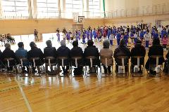 感謝の会　全校合唱