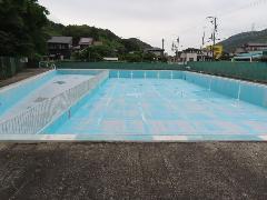 きれいになったプール