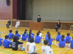 退任式あいさつ