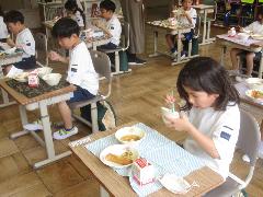 給食開始・会食