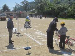 自転車教室コース練習