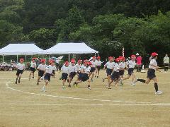 運動会「御城山の合戦」