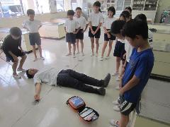 命を救える人になろう実習