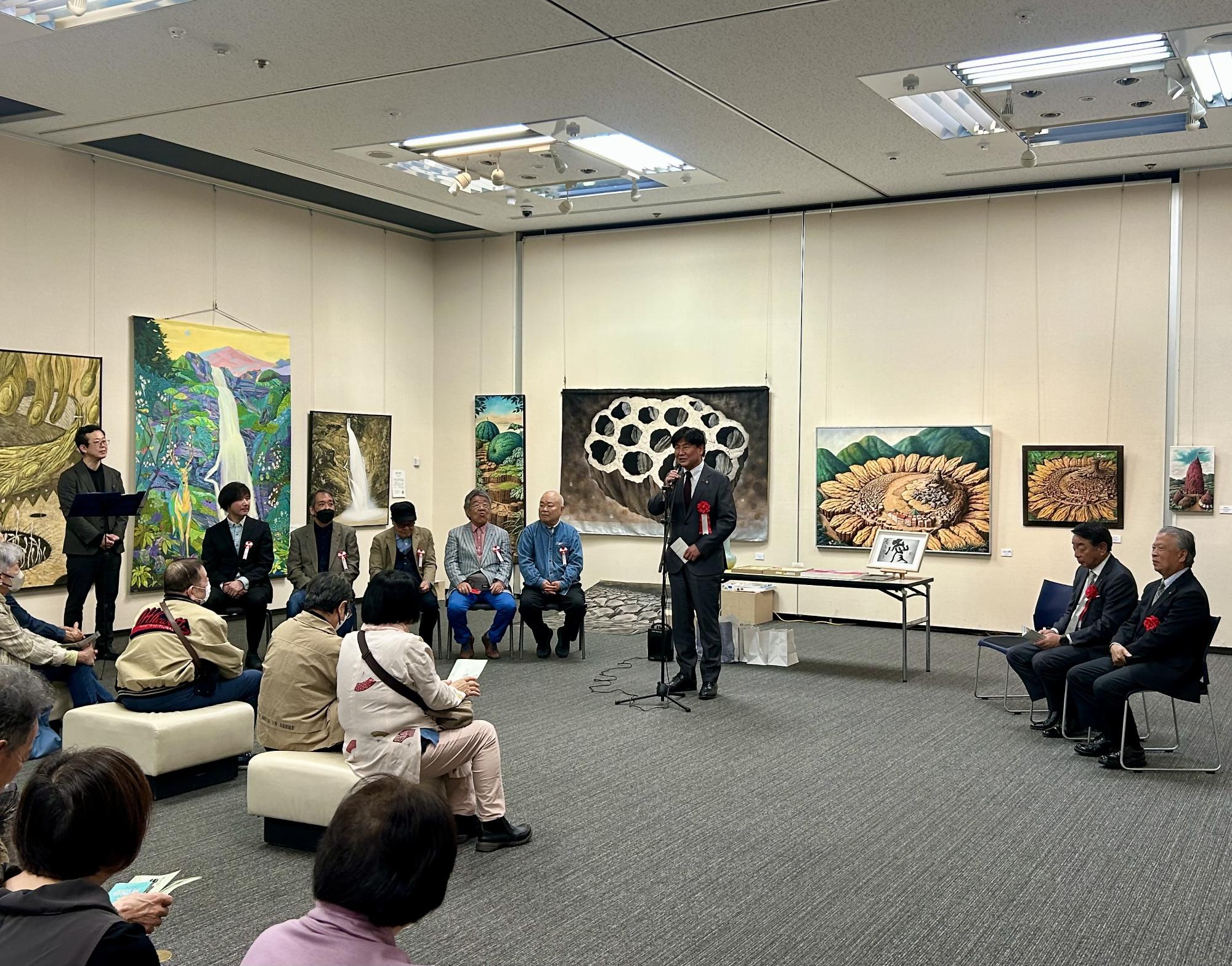 第31回全国私立高等学校男女バレーボール選手権大会第45回全国高等学校空手道選抜大会出場者合同激励会