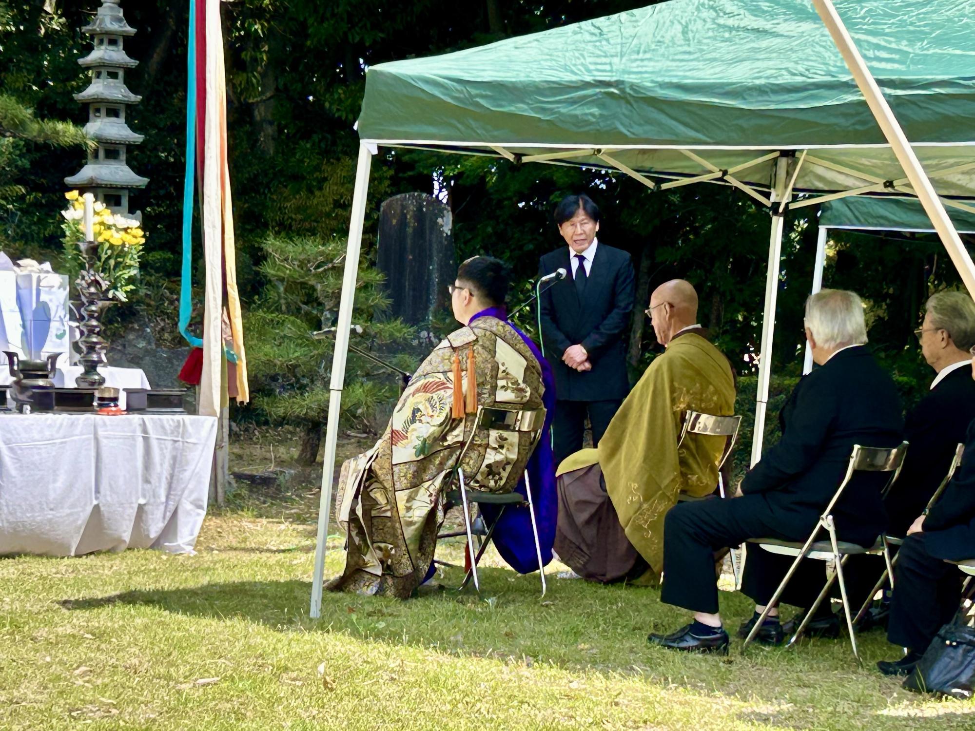 御油戦没者慰霊祭