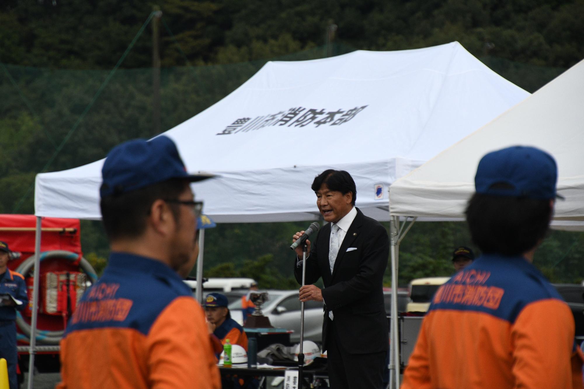 豊川市消防団実践競錬会