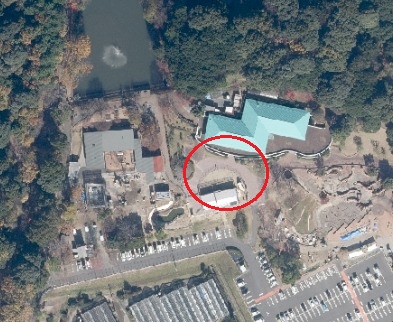 赤塚山公園における農業市の開催場所