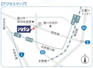 プリオビルの地図