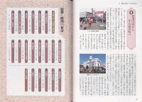 新版豊川の歴史散歩の便利な使い方として各施設や名所の距離と時間の目安が書かれたページの写真