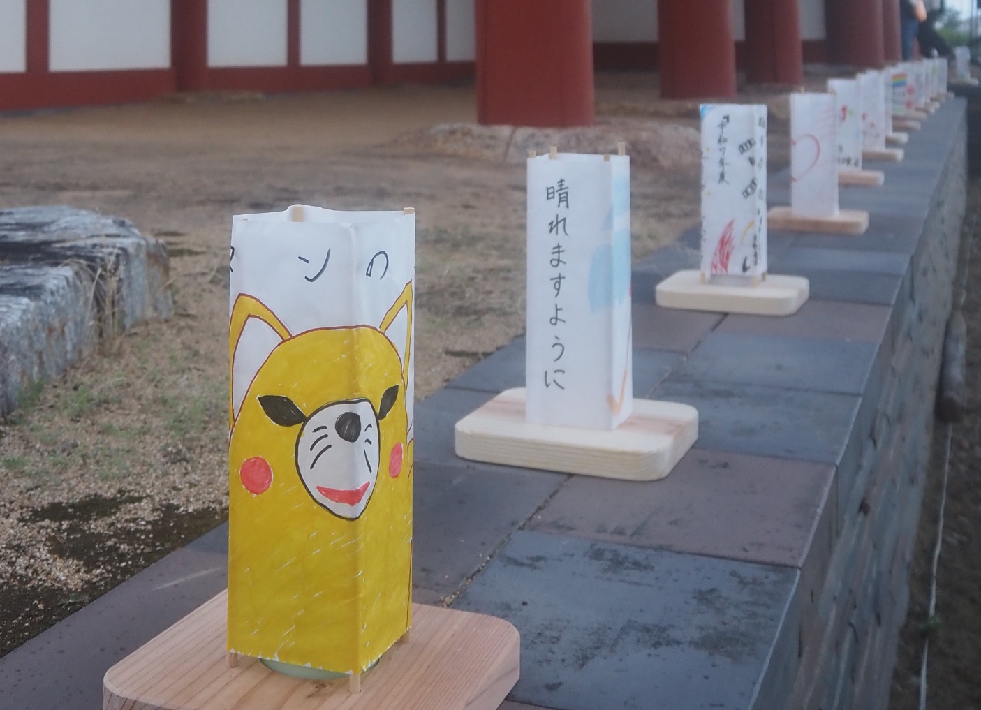 万灯の作品例