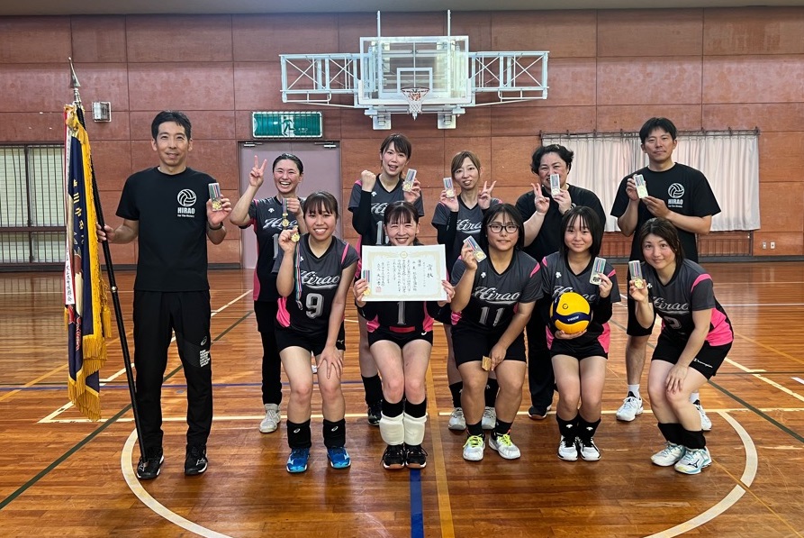 女子バレーボール優勝（平尾校区）