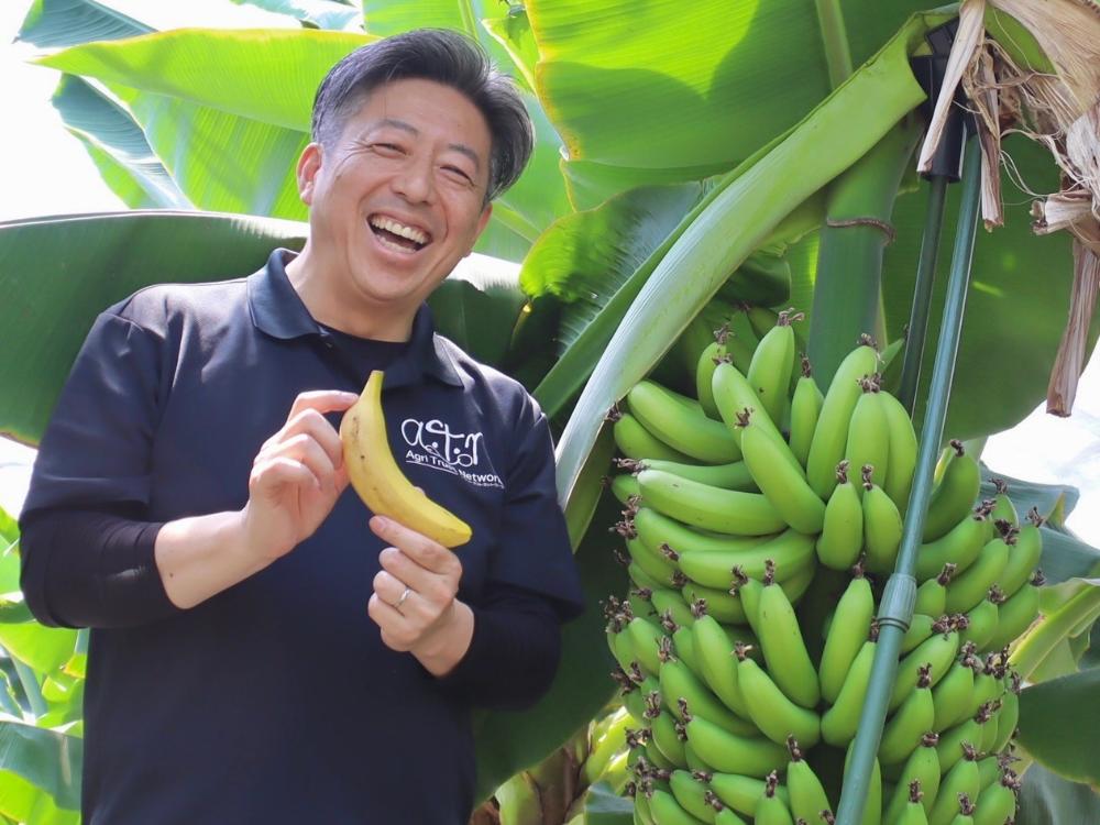 ほのくにバナナ生産者早川さんの写真