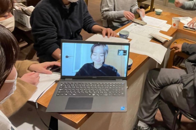 大学在学中は大阪からZOOMで会議に参加