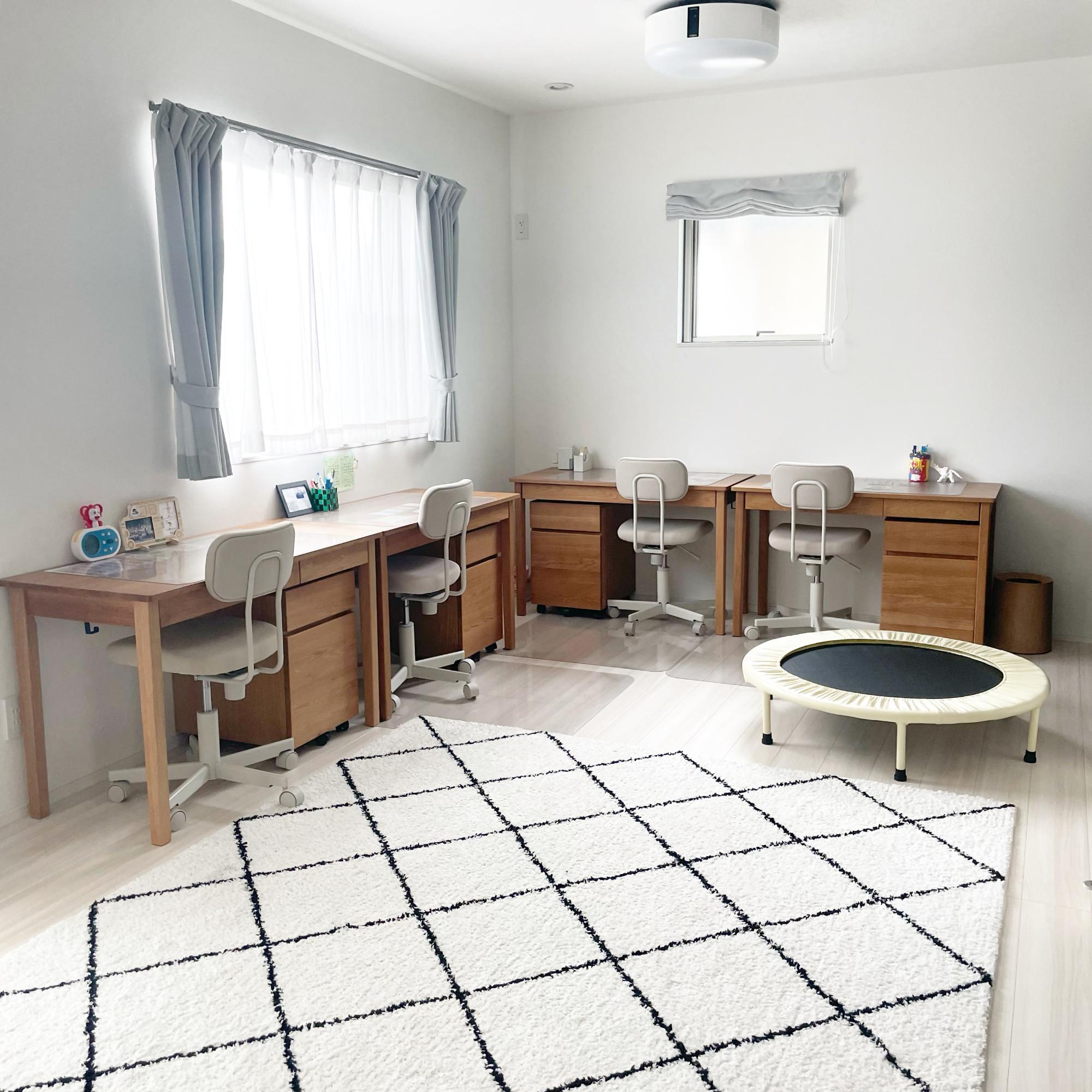 片づけ後の子供部屋の写真