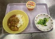 カレーライスができあがりました