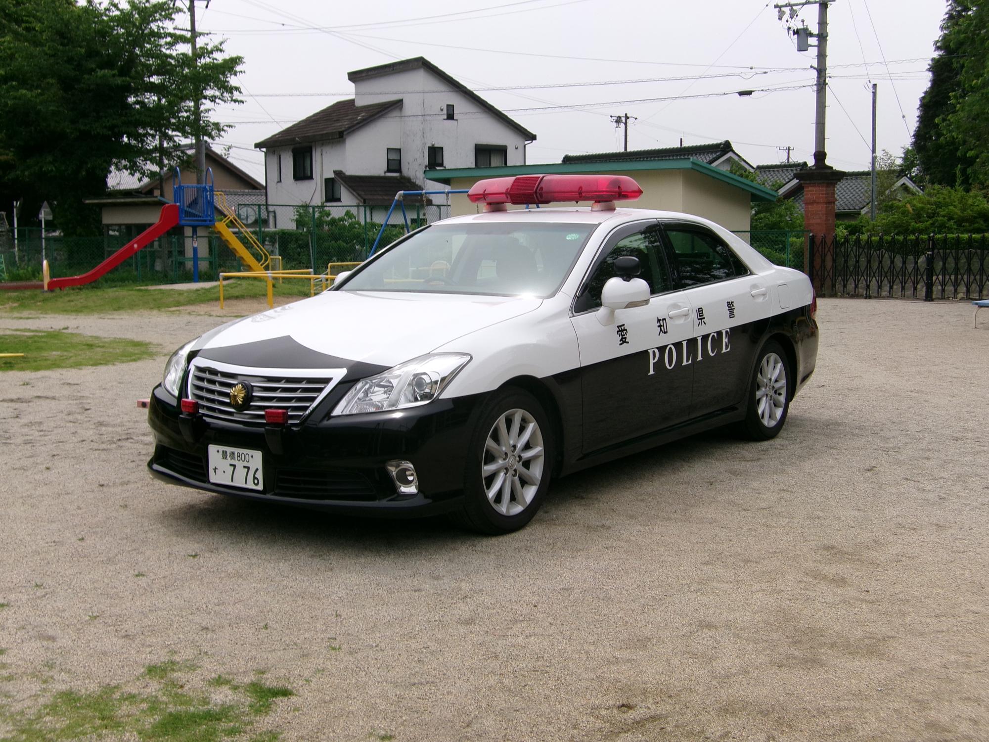 パトカーの写真