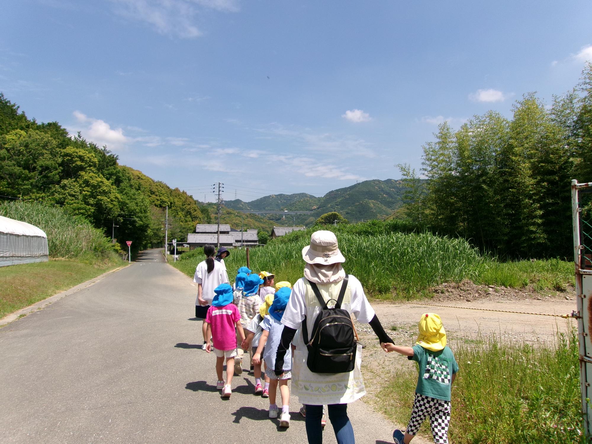 ぞう組の遠足の様子