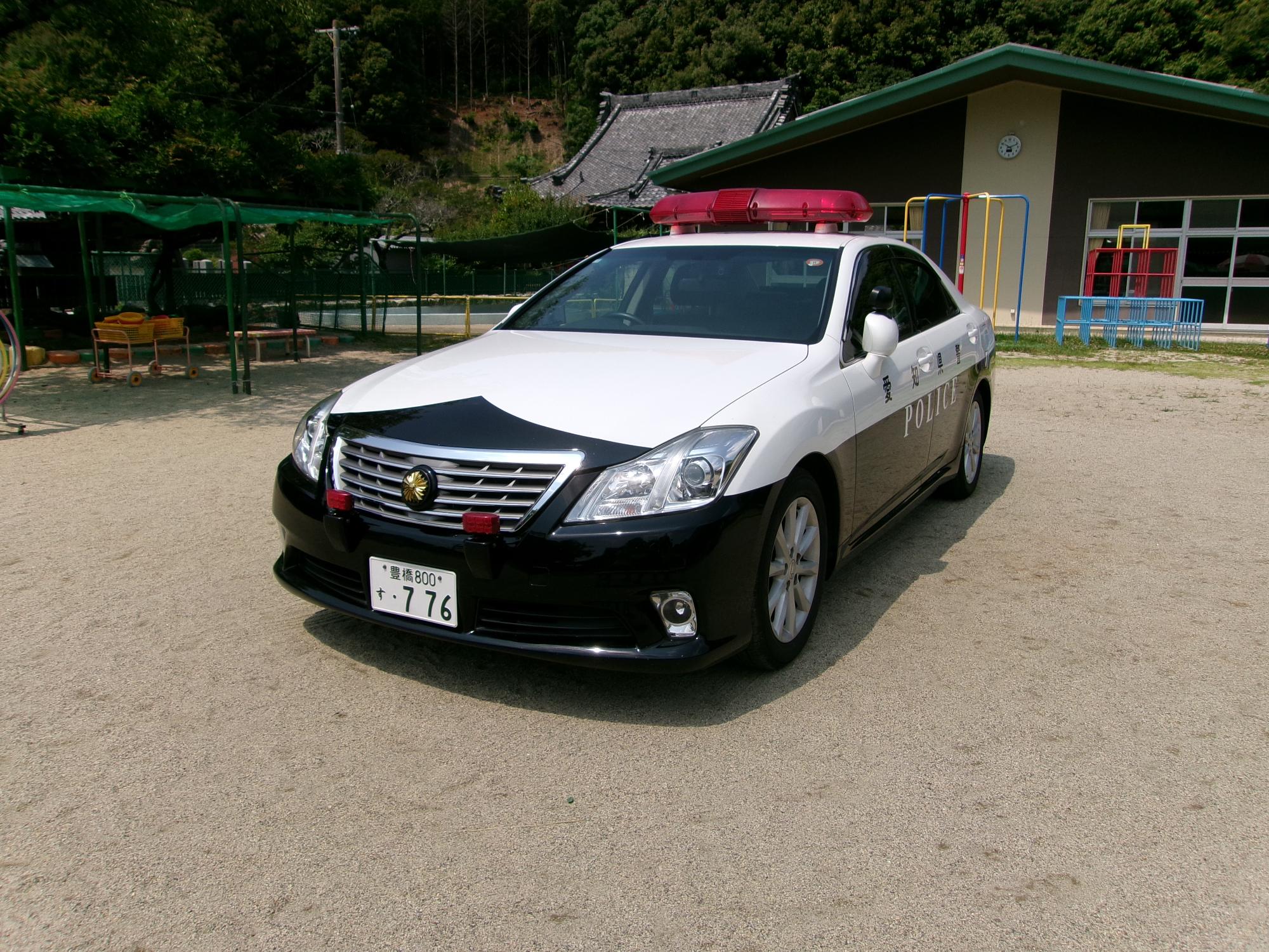 パトカーの写真です。