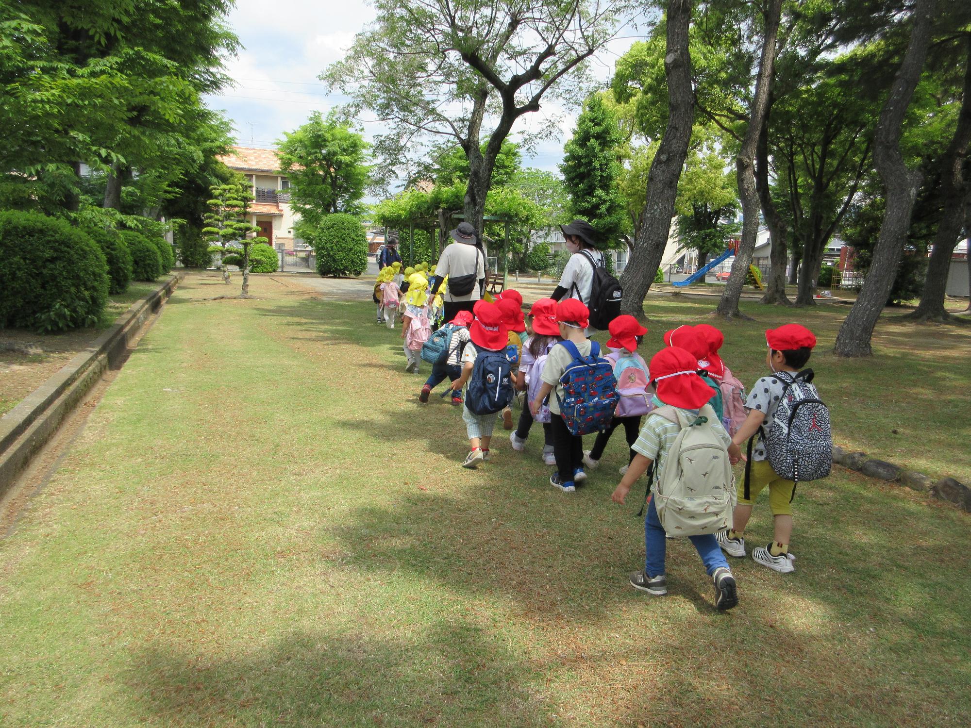 公園に到着