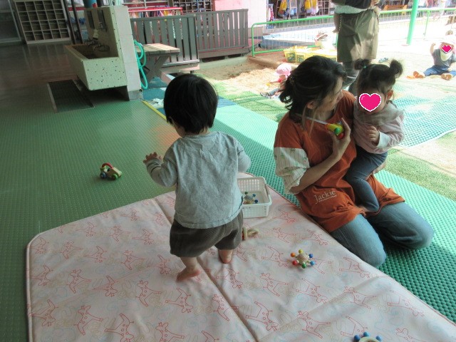戸外遊びの写真