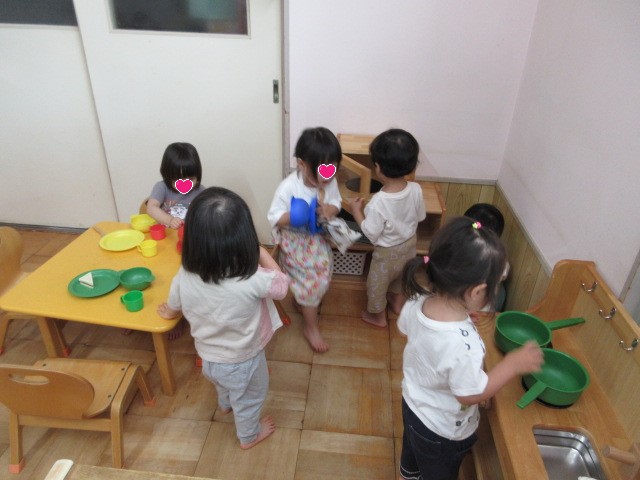 ままごとあそびの写真
