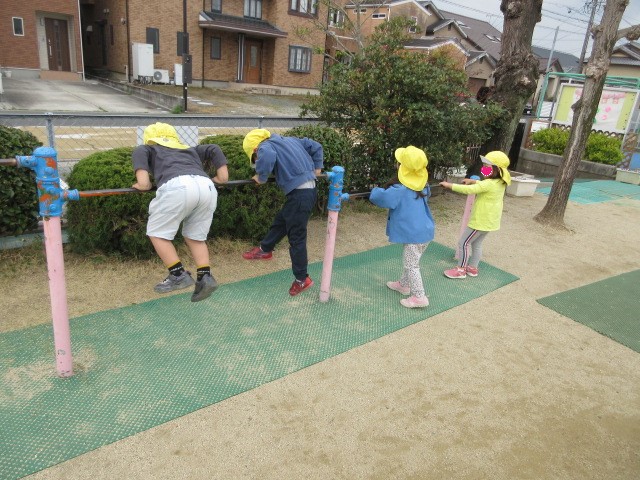 戸外遊びの写真