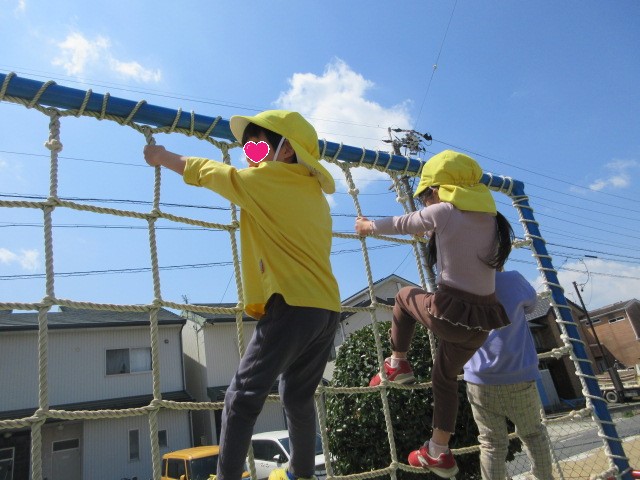 戸外遊びの写真
