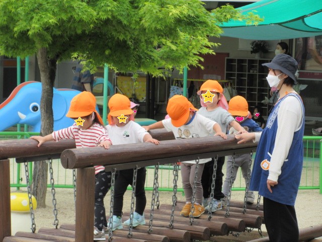 戸外遊びの写真