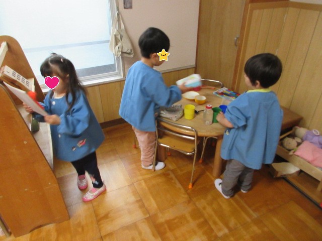 室内遊びの写真