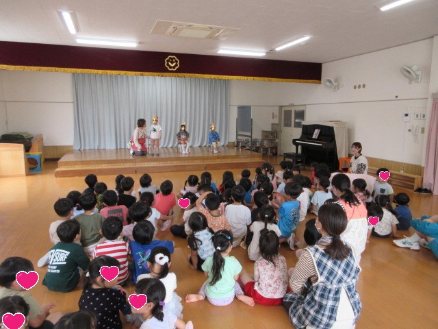 誕生会の写真