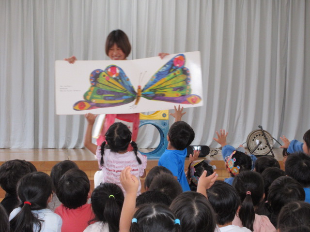 誕生会の写真