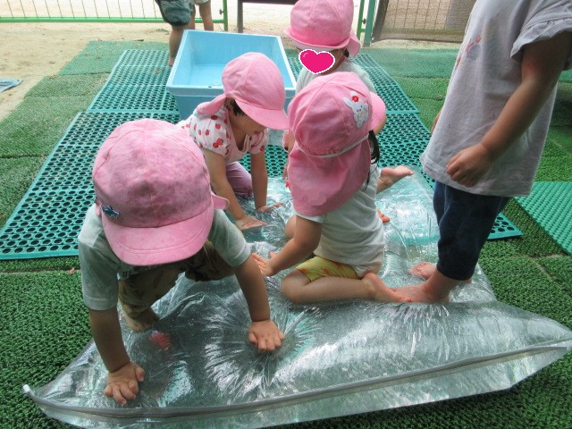 水遊びの写真