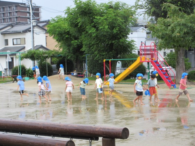 水遊びの写真