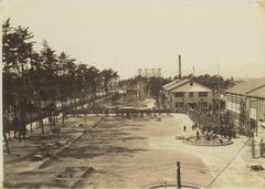 豊川海軍工廠敷地内の様子の写真