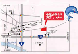 小坂井B＆G海洋センター地図